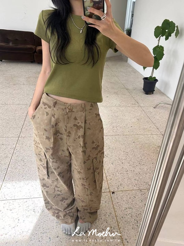 雙口袋迷彩工作褲